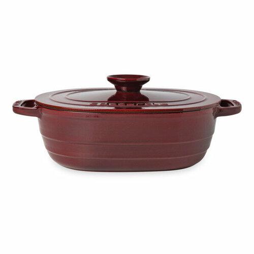 Утятница LAVA Experience Majolica 24x33 см 62 л чугун красная 35050₽