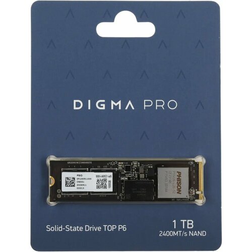Накопитель SSD 1Tb Digma Pro Top P6 DGPST5001TP6T4 2560000₽
