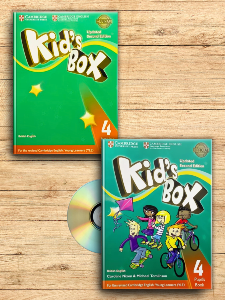 Kid's Box 4 комплект Учебник + рабочая тетрадь + диск