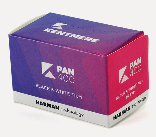 Изображение товара Фотопленка Ilford Kentmere PAN 400, 135 формат, черно-белая, негативная, 36 кадров