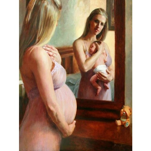 Беременность мамы 40х50