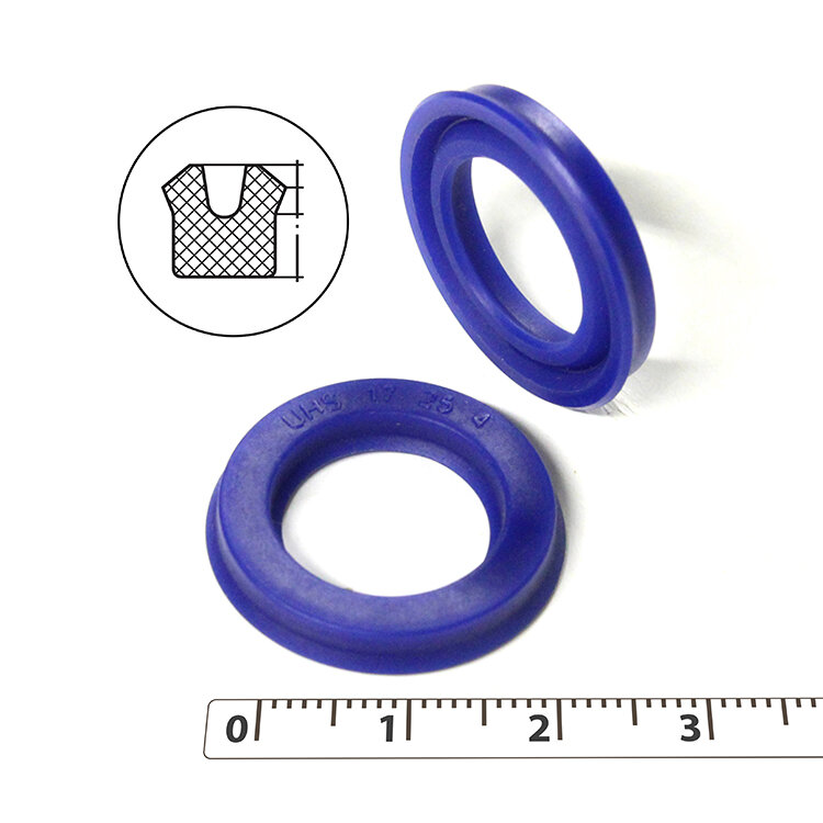 Манжета гидравлическая 17х25х4 (манжета цилиндра 25*17*4) тип UN PU (полиуретан)