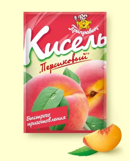 Кисель Персик Приправыч 110гр. (упаковка 25 штук)