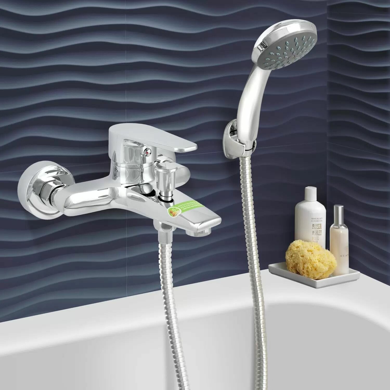 Смеситель для ванны с душем, Eleanti серии Sapphire рычажный, Арт: 0402.932