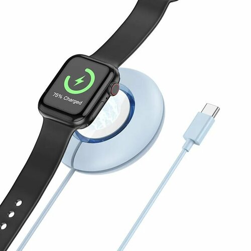 Зарядное устройство iWatch для Apple Watch 1, 2, 3, 4, 5, 6, 7 и 8 серии беспроводное зарядное устройство для apple watch dsaila белый