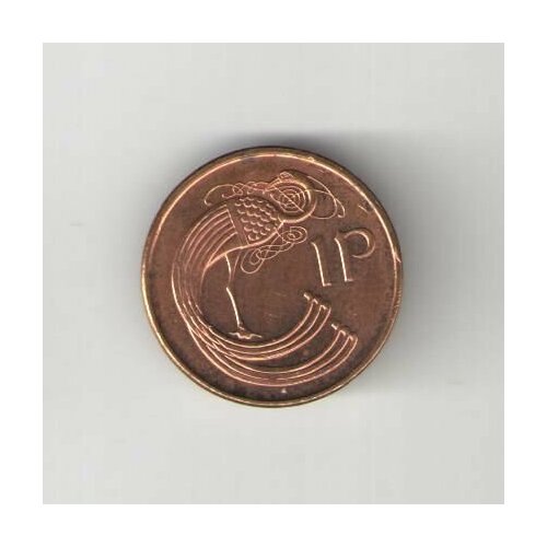 Монета 1 пенни Ирландия 2000 1 пенни 2000 ирландия из оборота