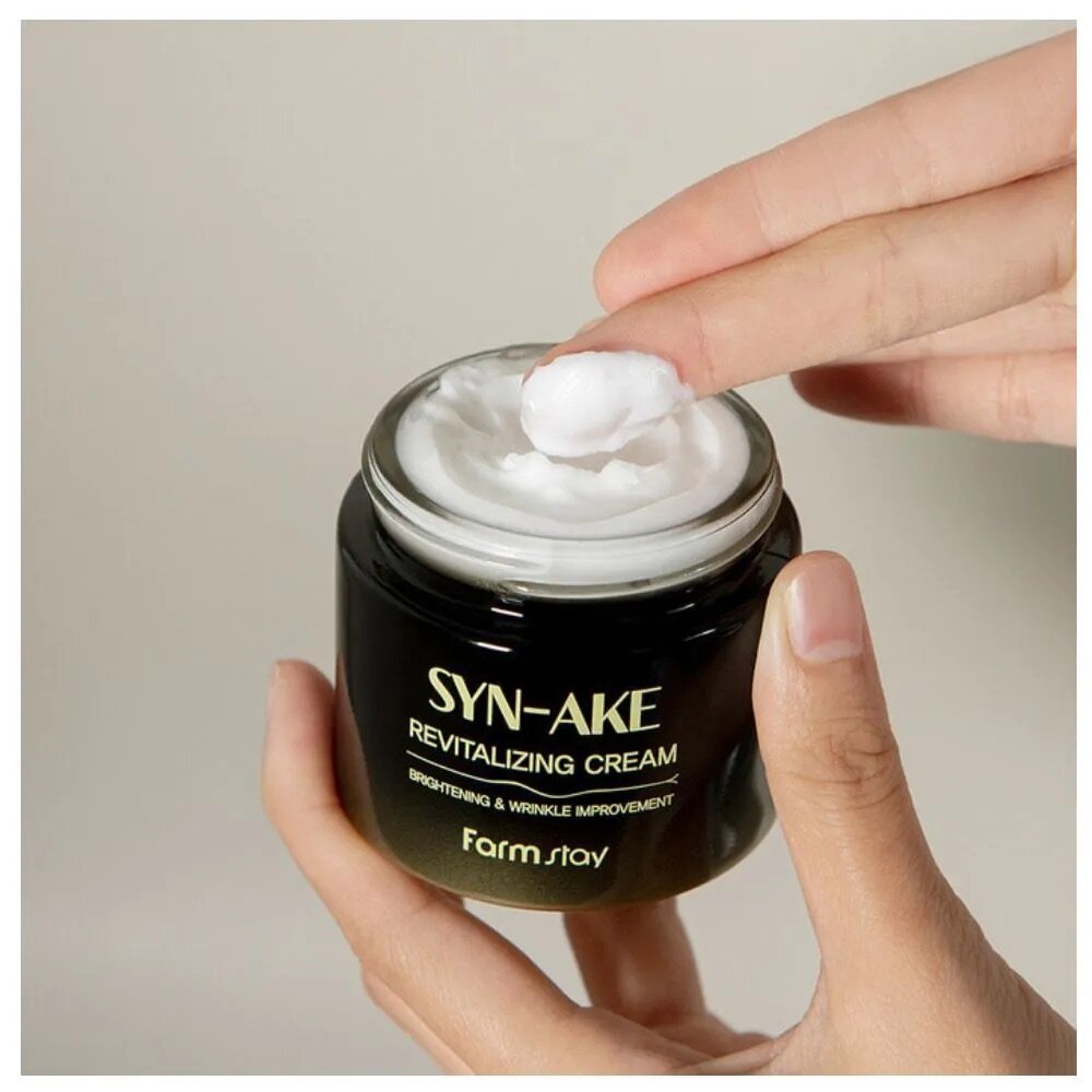 FARMSTAY Крем для лица со змеиным пептидом / SYN-AKE REVITALIZING CREAM 80 гр - фото №12