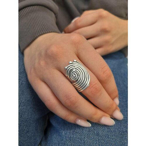 Кольцо, серебряный, серый чудесное кольцо