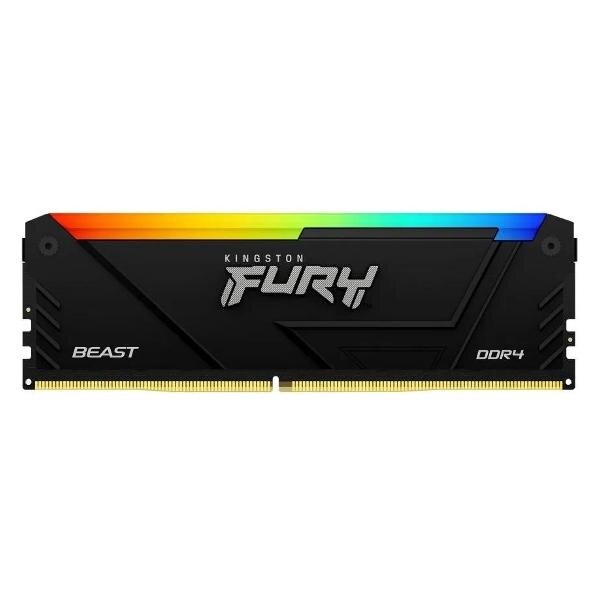 Оперативная память Kingston FURY Beast RGB 16GB 3200MHz DDR4 (KF432C16BB12A/1