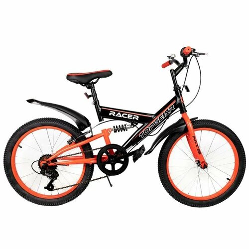 Подростковый велосипед TOPGEAR Racer колеса 20 задний амортизаторгибрид 7 скоростей задний то 1242000₽