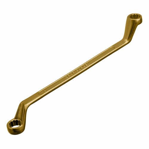Ключ накидной Сибртех 12 х 13 мм, желтый цинк 14620