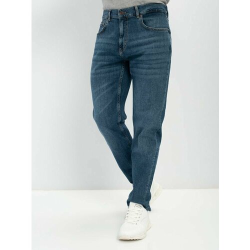 Джинсы Lee Cooper, размер W40/L34, синий джинсы зауженные lee размер w40 l34 синий