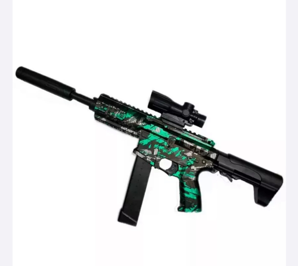 Автомат M4 Colt автоматический, зеленый