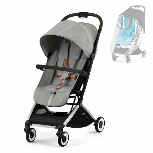 Прогулочная коляска Cybex Orfeo, цвет Lava Grey RC & BB cybex дождевик фирменный с циркуляцией для коляски orfeo