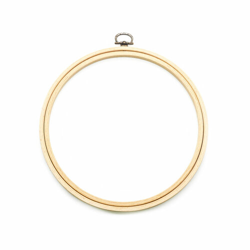 Пяльцы-рамка круглые деревянные 19 см, Hobby Nurge