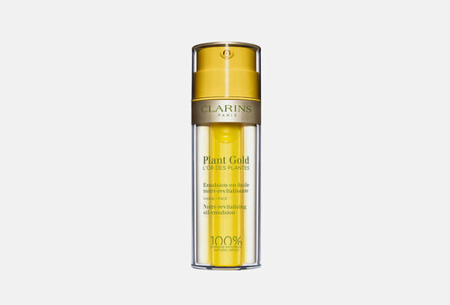 Питательная эмульсия для лица с маслом голубой орхидеи Clarins Plant Gold - LOr des Plantes / объём 35 мл