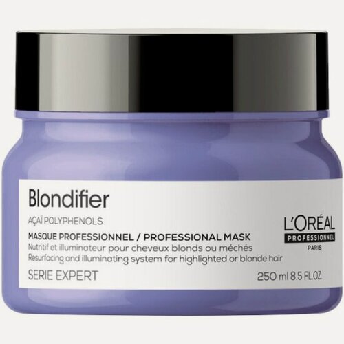 Изображение товара Маска для осветленных и мелированных волос L`oreal Professionnel Blondifier Gloss, 250 мл