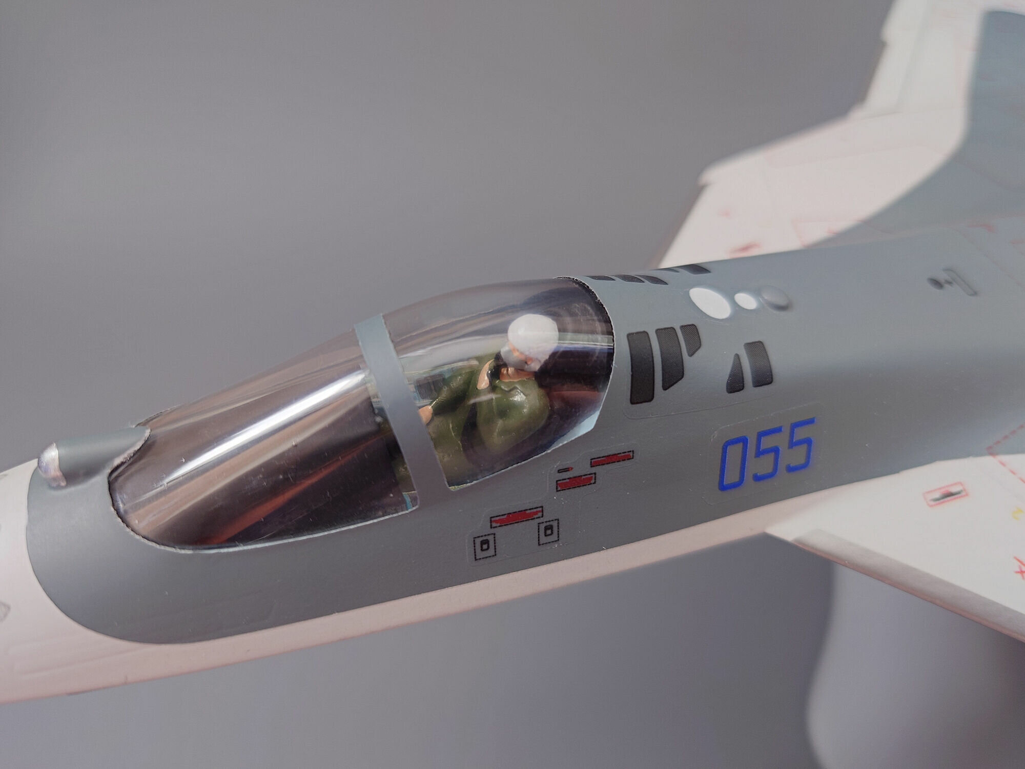 Самолет СУ-57 (Белая акула) (RU) [Готовая модель] (1:48) [055] — фото 1