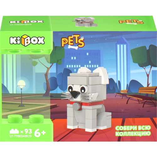 Конструктор KIBOX Кот Британец, 93 детали, Арт. 1417