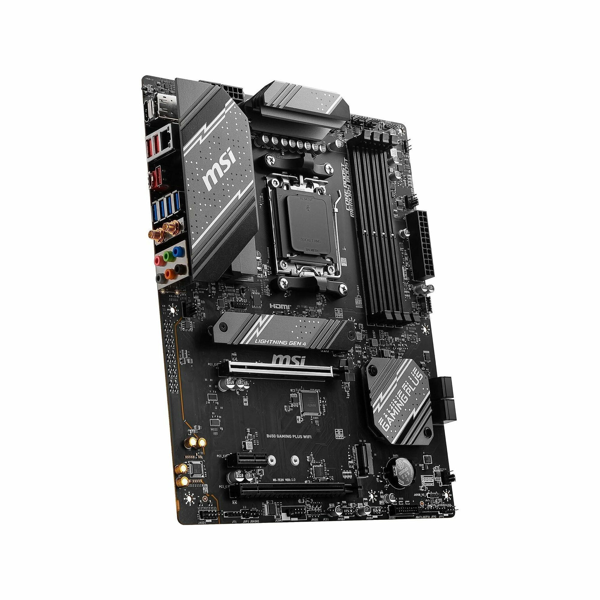 Материнская плата MSI B650 GAMING PLUS WIFI, SocketAM5, AMD B650, ATX — фото 1
