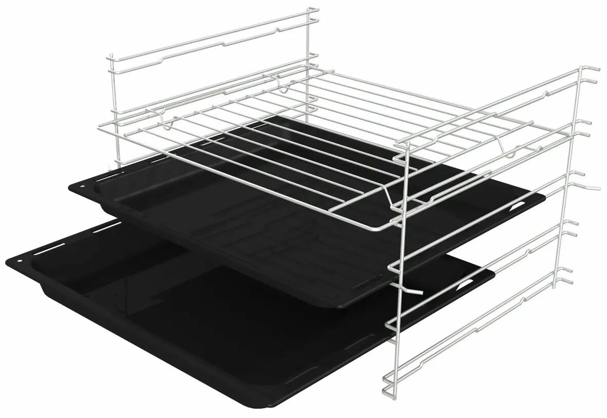 Изображение Электрический духовой шкаф Gorenje BO6727E03NX 59 см, 73 л гриль конвекция, серебристый