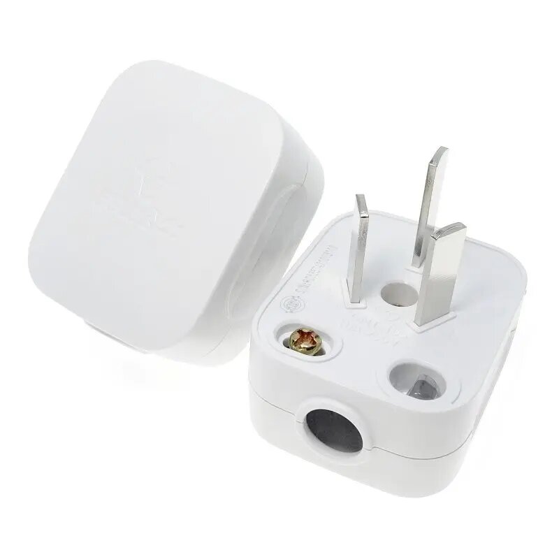 Китай 10 А 3-плоский Штекерный основной разъем питания 100 ~ 250 В переменного тока 10 А белый