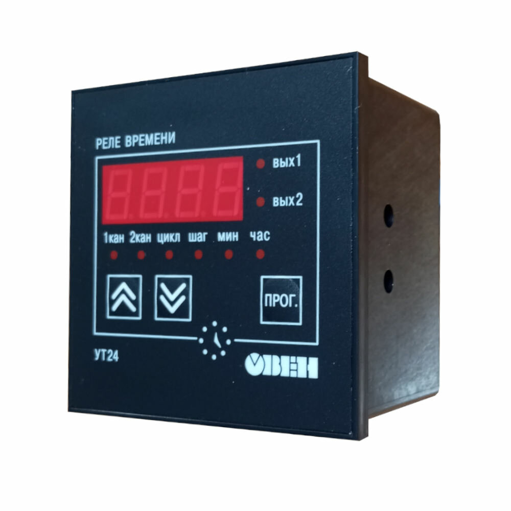 Таймер реального времени двухканальный овен УТ24-Щ1. Р (IP54,130.265 В) — фото 1