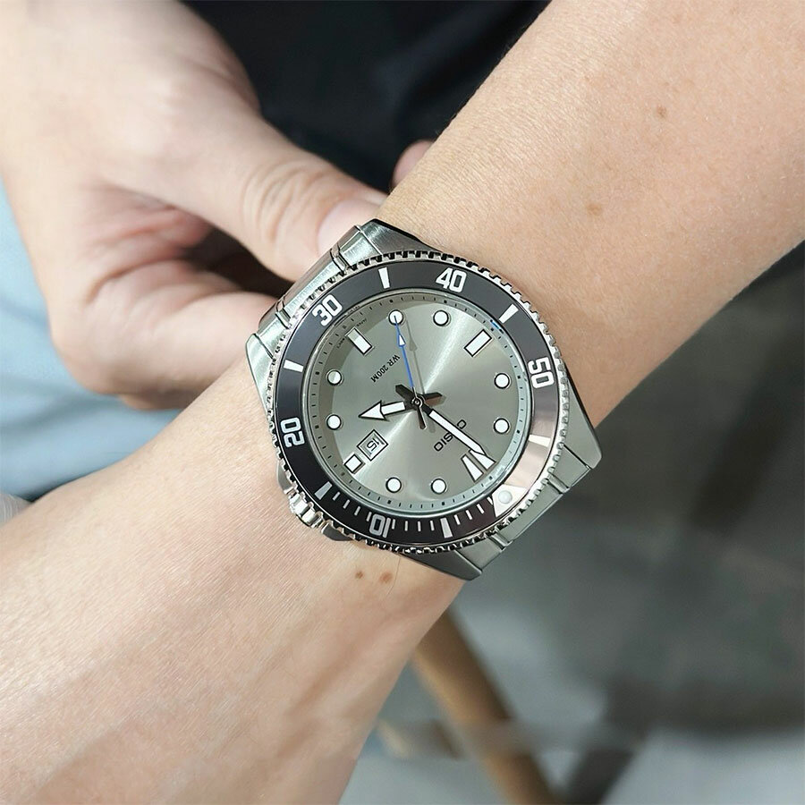 Наручные часы CASIO Collection, серый, серебряный, черный — фото 1