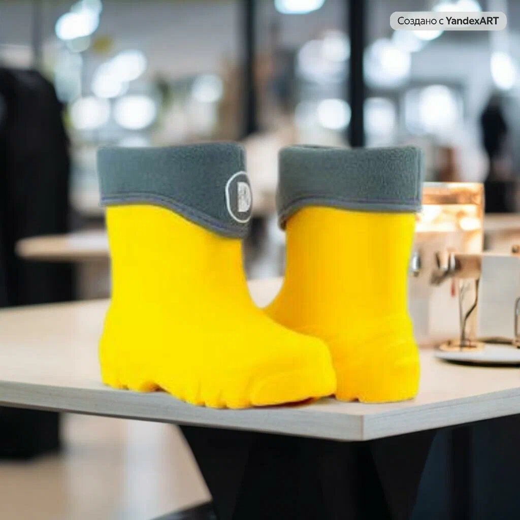 Сапоги Дарина Ручеек размер 29-30 желтый