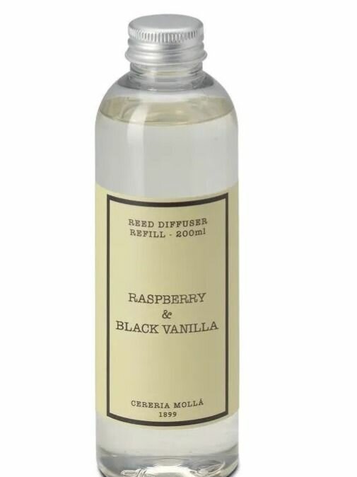 Наполнитель для аромадиффузора Cereria Molla Raspberry & Black Vanilla 200 мл, CM-1343