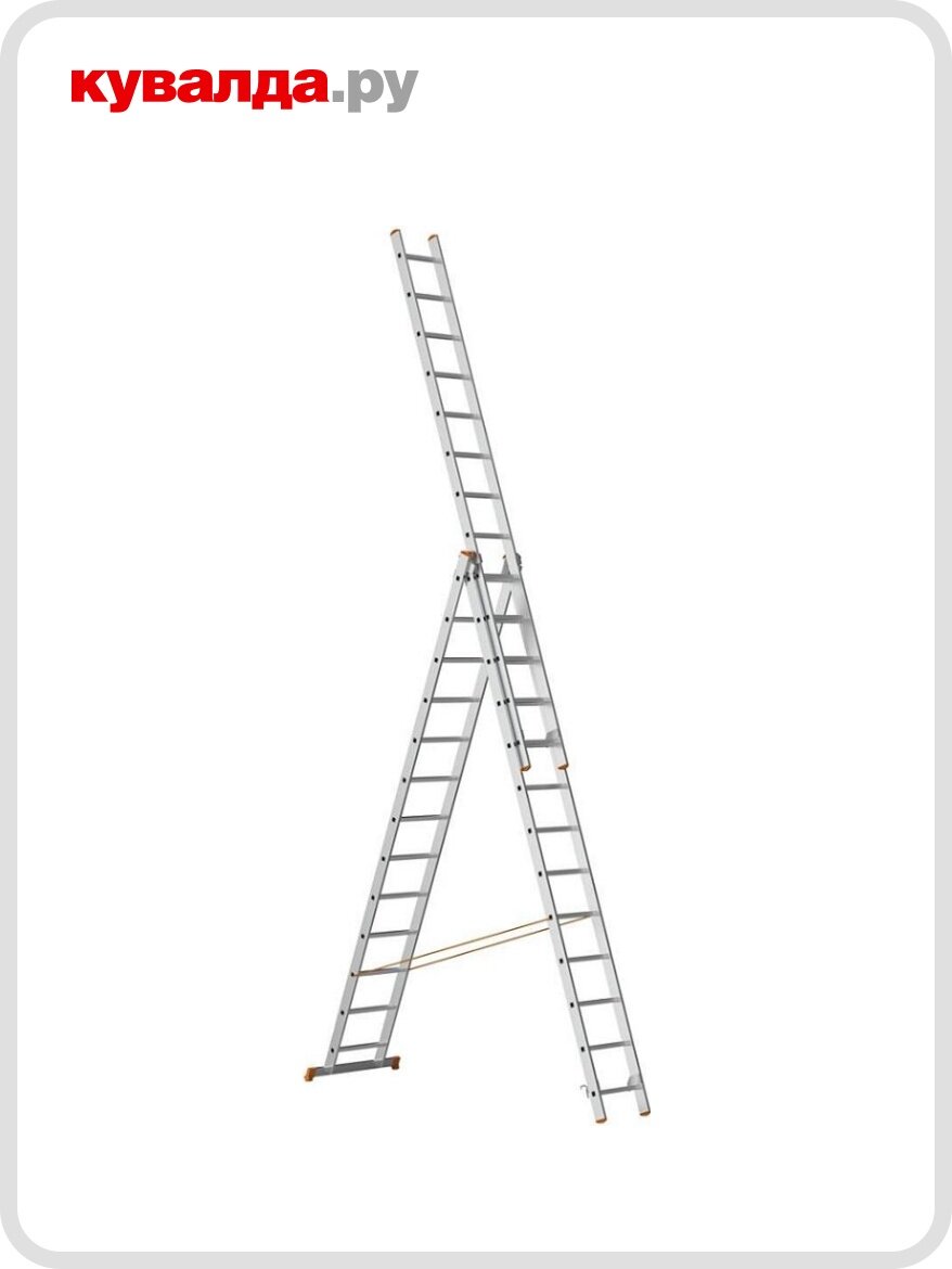 Лестница-стремянка трехсекционная Sarayli 3х13