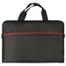 Defender / Сумка для ноутбука 15,6d карман, черная+красный Lite