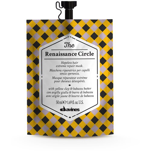 Davines The Renaissance Circle Маска-восстановление для сильно поврежденных волос, 50 г, 50 мл, дой-пак