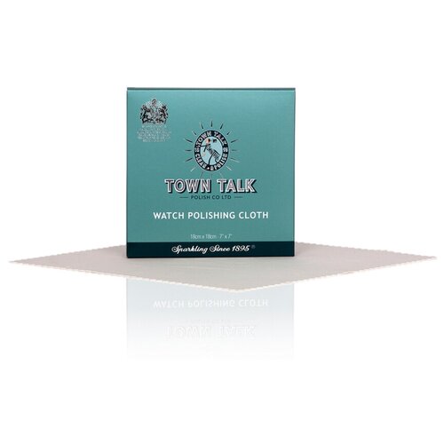 Салфетка для ухода за часами из золота, платины, серебра и нержавеющей стали TownTalk Polish TT198 Watch Polishing Cloth, 18 х 18 см