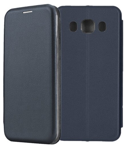 Чехол-книжка Fashion Case для Samsung Galaxy J5 (2016) J510 темно-синий