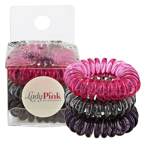 Набор резинок LADY PINK BASIC SLINKY box 3 шт набор резинок lady pink basic slinky текстиль 2 шт