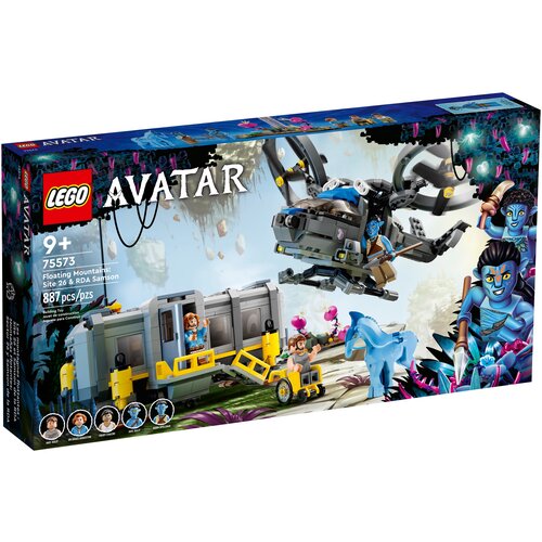 Конструктор LEGO Avatar, Floating Mountains: Site 26 & RDA Samson 75573 подвижная фигурка джейк салли avatar 18см