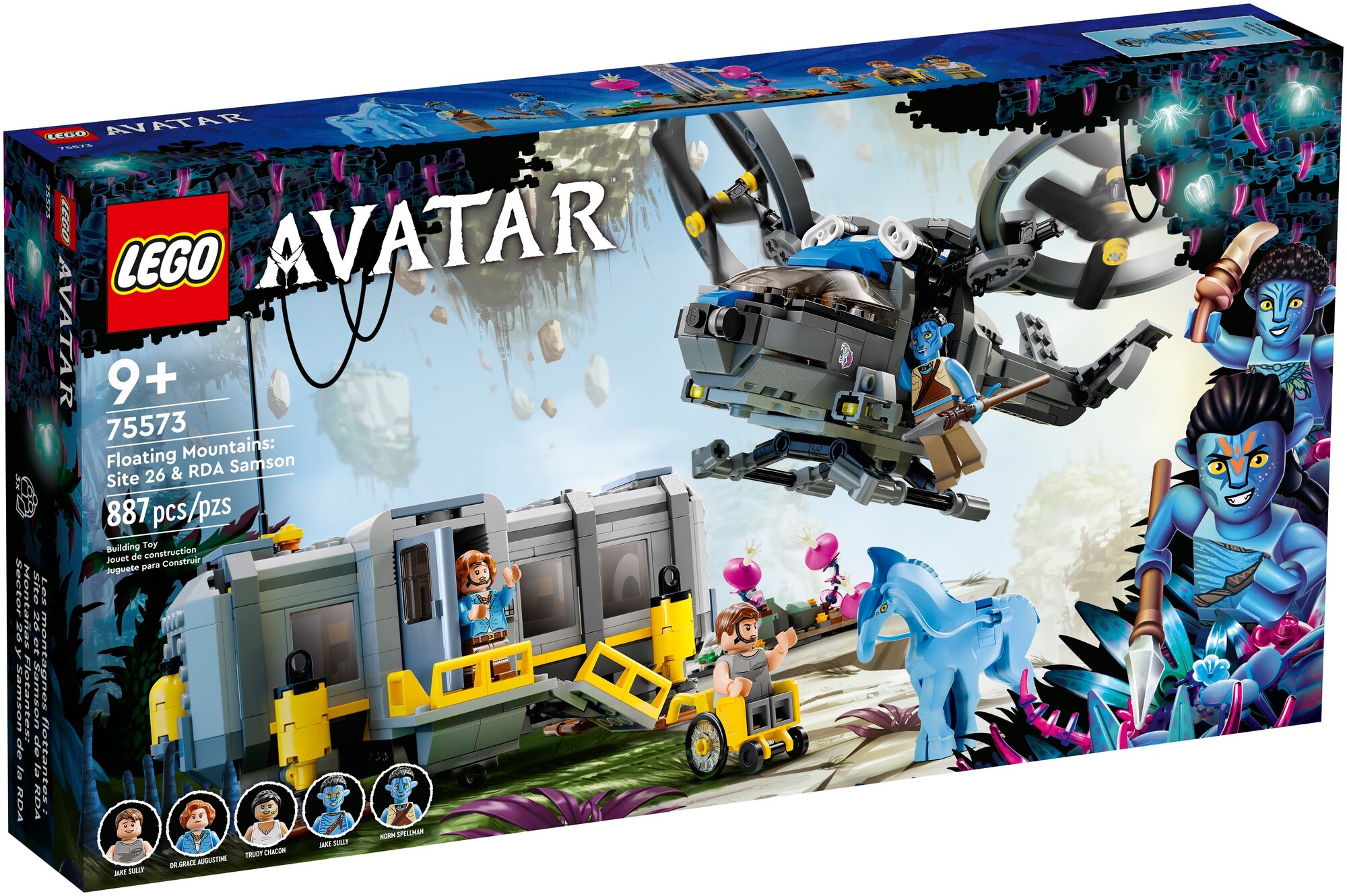 Конструктор LEGO Avatar Floating Mountains: Site 26 & RDA Samson 75573