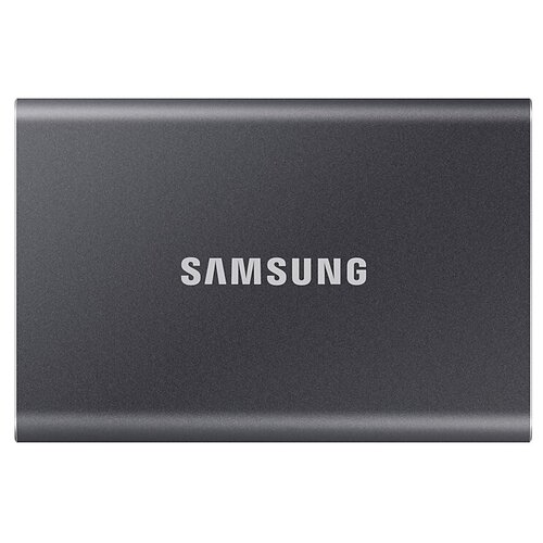 Портативный SSD Samsung T7, 1Tb, Titan Grey (MU-PC1T0T/WW)