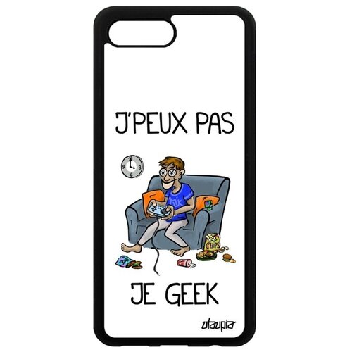 фото Защитный чехол на смартфон // honor 10 // "не могу - играю!" технарь принт, utaupia, белый