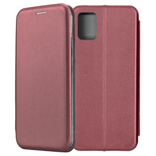 Чехол-книжка Fashion Case для Samsung Galaxy A31 A315 темно-красный