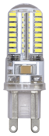 Лампа светодиодная PLED-G9/BL2 5W 4000K 220/50 (5W=30Вт, 320Lm) пластик jaZZway - фотография № 2