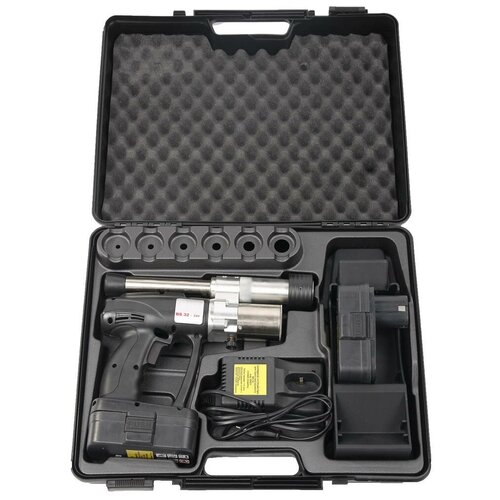 Пресс-инструмент ЗУБР ШиреФит электрический для развальцовки труб в пластиковом кейсе 14-32мм 2969300₽