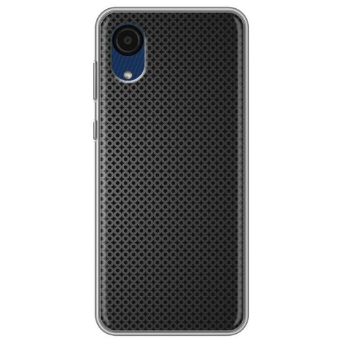 Дизайнерский силиконовый чехол для Samsung Galaxy A03 Core Металл чехол для телефона samsung a03 core силиконовый красный