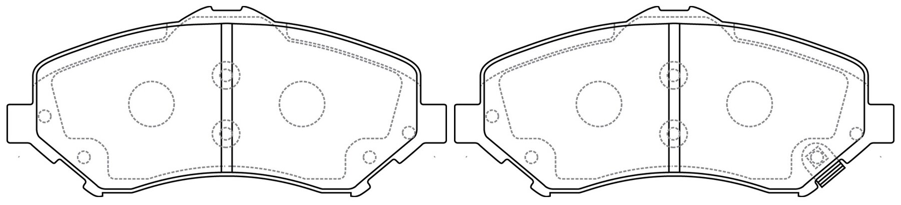 Колодки тормозные FIAT Freemont (11-) передние (4шт.) NIBK