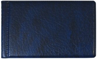 Визитница однорядная на 28 визитных, дисконтных или кредитных карт, синяя, 2054-101