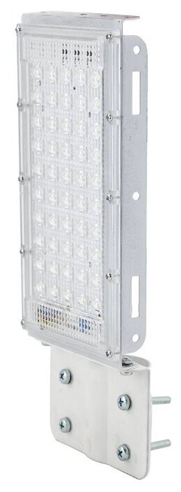 Glanzen уличный консольный светильник RPD-0030-50-k, 50 Вт, цвет арматуры: серый, цвет плафона белый