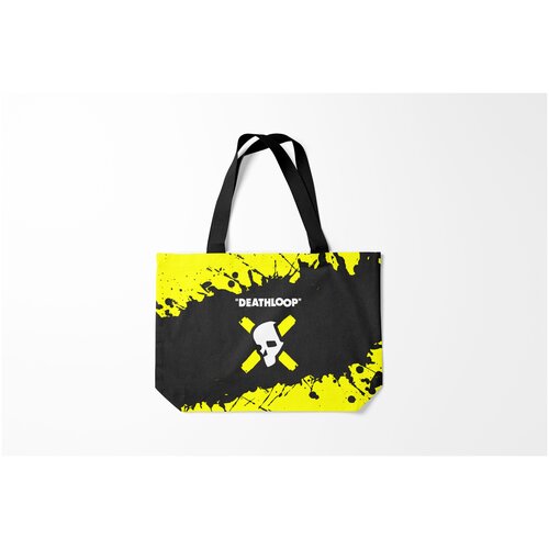 фото Сумка-шоппер / 46х35 см / геймерам / разные игры deathloop paint burnettie