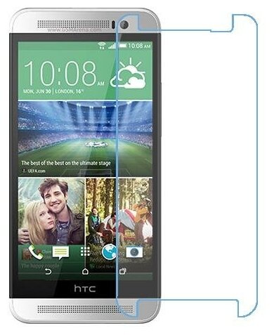 HTC One (E8) защитный экран из нано стекла 9H одна штука