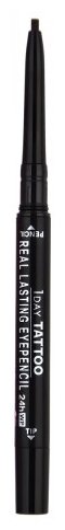 K-Palette карандаш для глаз водостойкий Real lasting eyepencil 24h WP, оттенок brown black